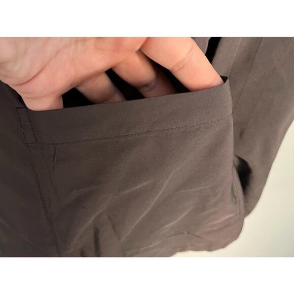 BABETTE SF sz P pullover tunic top in gunmetal dark gray zip henley EUC - Picture 3 of 5